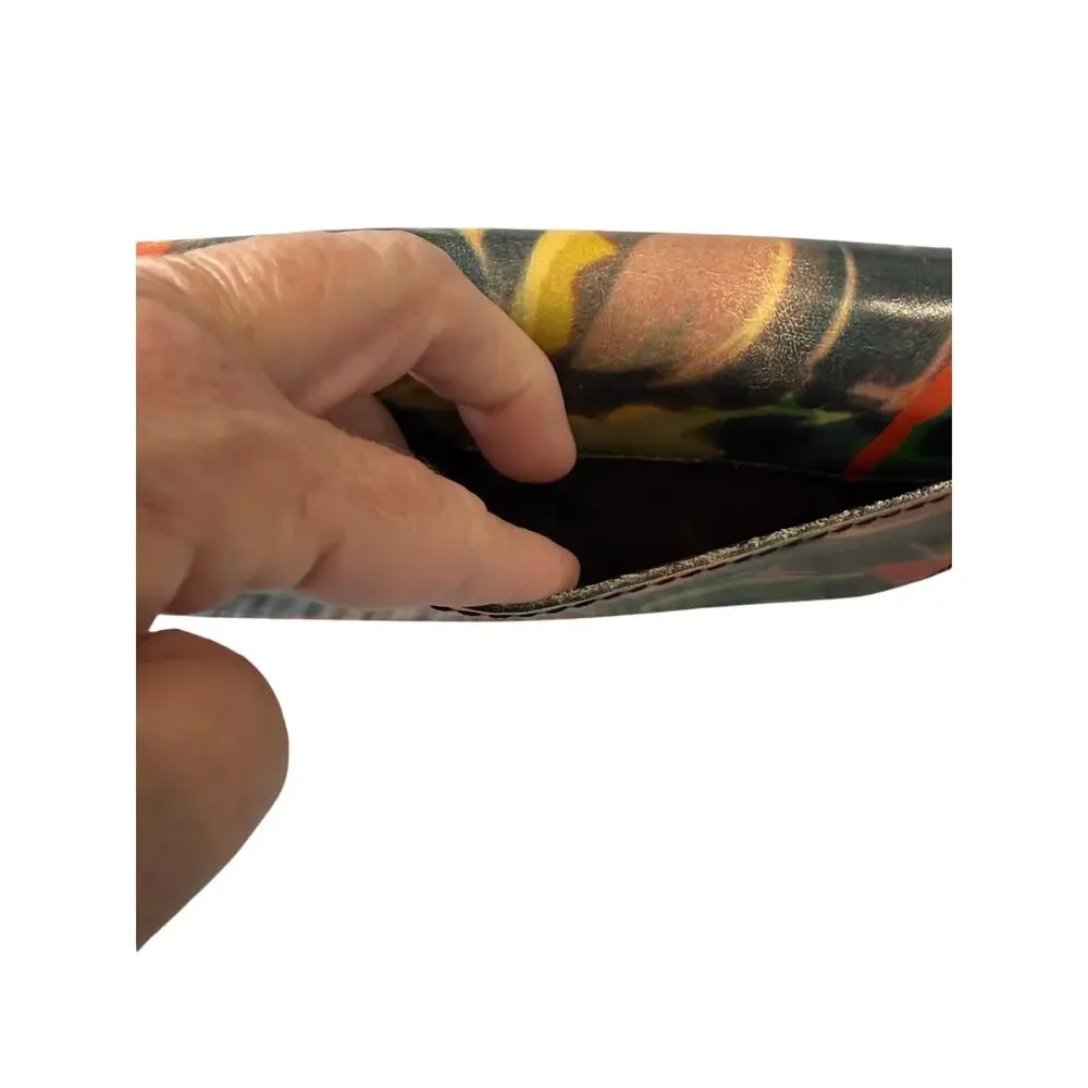 Patricia Nash Terresa Wallet Winter Bloom Leather Trifold RFID Blocking
